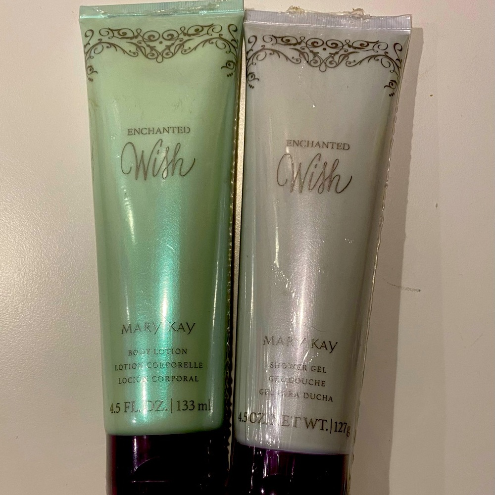 Mary Kay Enchanted Wish Body Lotion & Shower Gel.